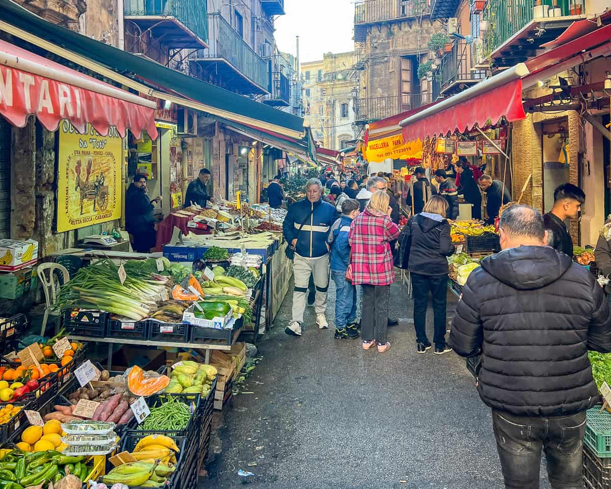 Palermo Street Market Palermo Street market scene