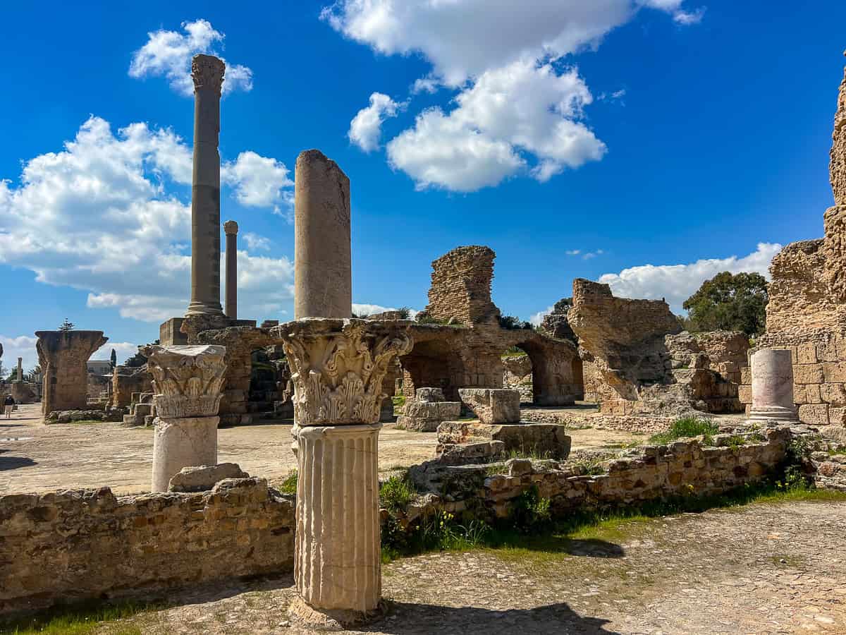 carthage ruins at the Antoninian Baths, Carthage